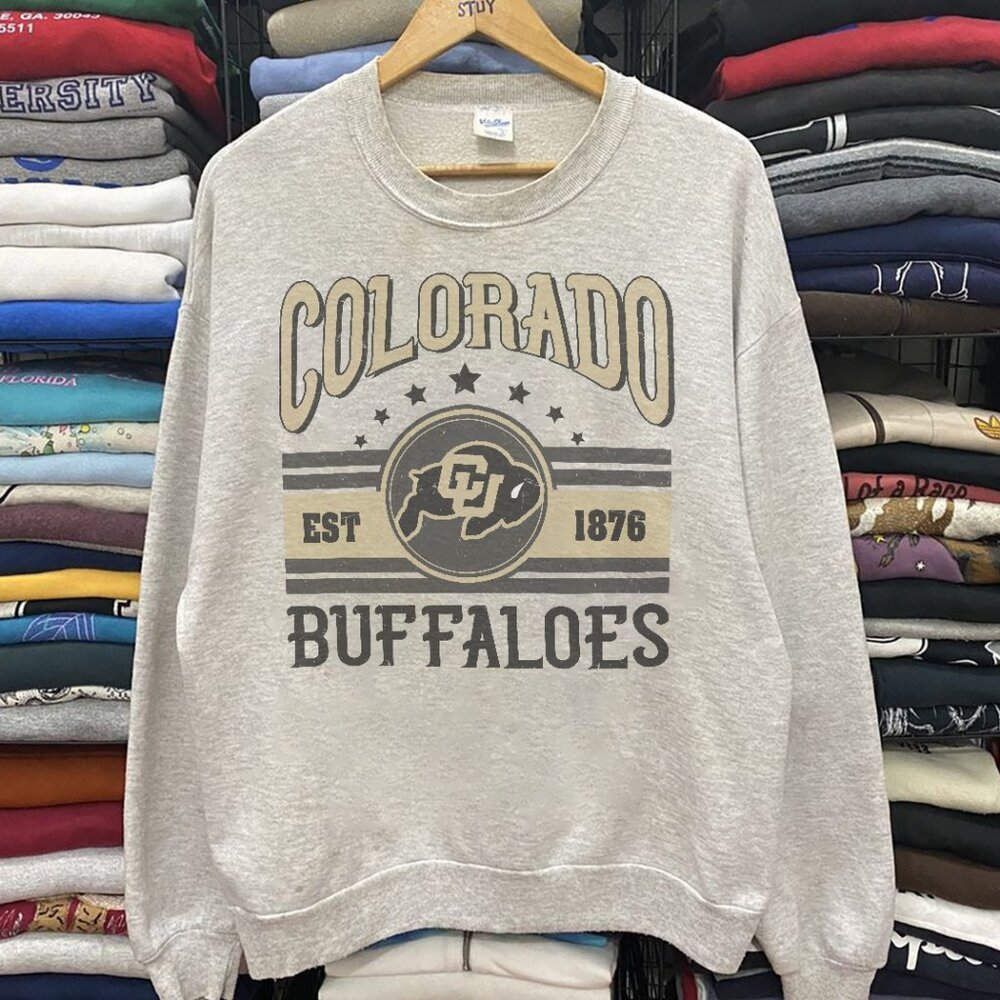Vintage University of Colorado Buffaloes Sweatshirt CU Buffaloes Shirt tee